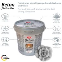 ViVA DECOR Giess-Beton, feinkörnig, 1,5 kg Eimer