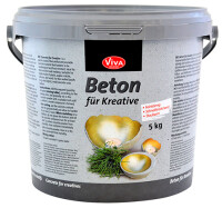 ViVA DECOR Béton pour créatifs, à grain fin, seau de 1,5 kg