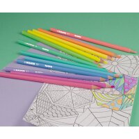 Kores Dreikant-Buntstifte "Kolores Pastel", 12er Kartonetui