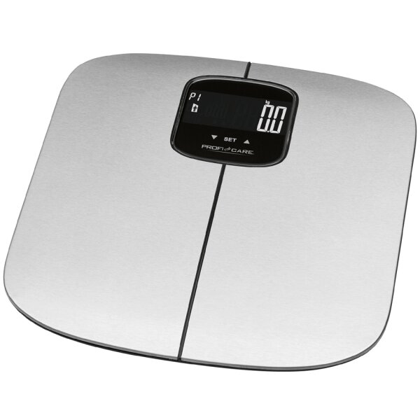 PROFI CARE Digitale Personenwaage PC-PW 3006 FA, Edelstahl