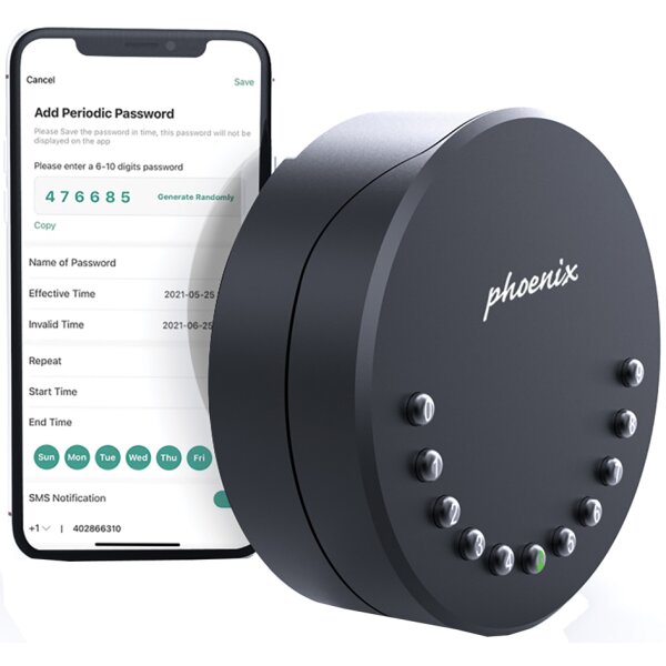 phoenix Boîte à clés SMILE KS0214E, noir