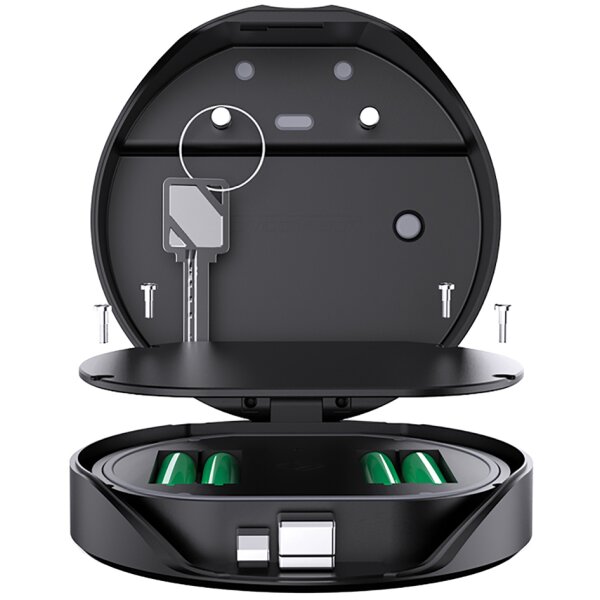 phoenix Boîte à clés SMILE KS0215ES, anse de cadenas, noir