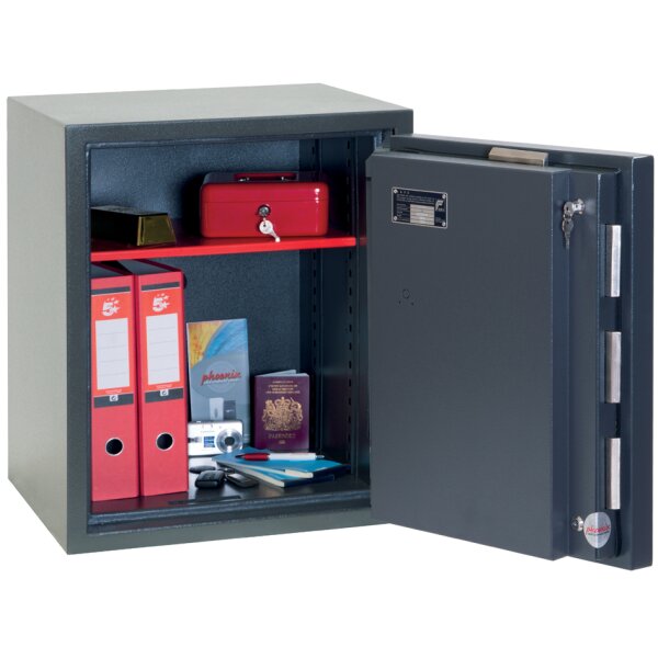 phoenix Coffre-fort anti-effraction MERCURY HS2055E, gris