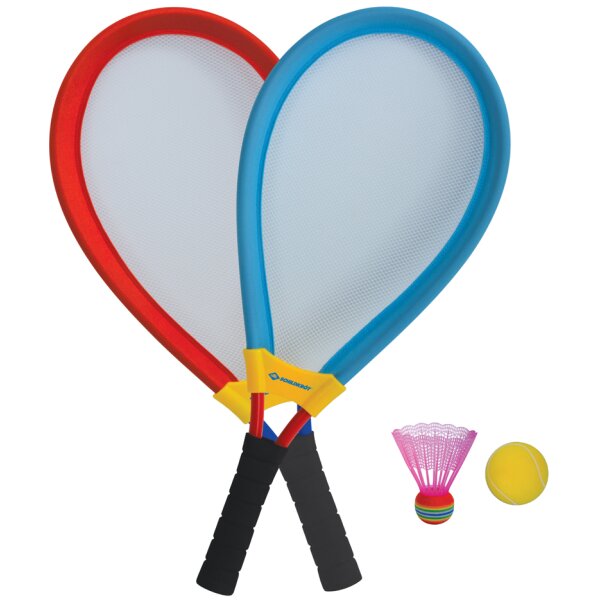 SCHILDKRÖT Giant Racket-Set, blau rot