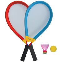 SCHILDKRÖT Giant Racket-Set, blau rot