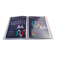 EXACOMPTA Sichtbuch Aquarel A4 88460E ass. 40 Taschen