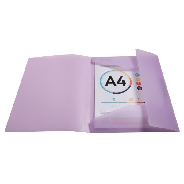 EXACOMPTA Gummibandmappe Aquarel A4 55279E PP ass.