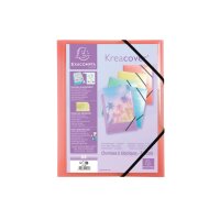 EXACOMPTA Gummibandmappe Aquarel A4 55279E PP ass.