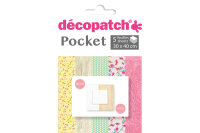 DECOPATCH Papier Pocket Nr. 18 DP018O 5 Blatt à...