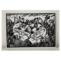 TATARUGA Samtbild A4 S4 Kätzchen