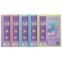 EXACOMPTA Sichtbuch Aquarel 11x15cm 5809E ass. 20 Taschen