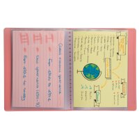 EXACOMPTA Sichtbuch Aquarel 11x15cm 5809E ass. 20 Taschen