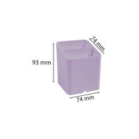 EXACOMPTA Pen-Cube Stifteköcher Aquarel 67764D malve 2 Fächer