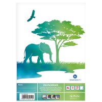 herlitz Zeichenblock GREENline, DIN A4, 20 Blatt