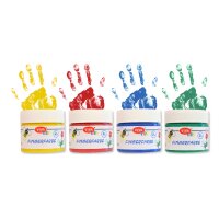 ViVA DECOR Fingerfarbe "ViVA KIDS", 4er-Set Basic