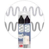 ViVA DECOR Candle Wachs Pen, 28 ml, 2er Set gold