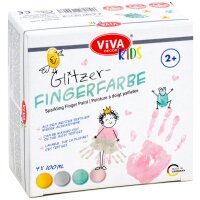 ViVA DECOR Fingerfarbe "ViVA KIDS", 4er-Set...