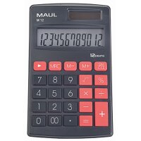 MAUL Taschenrechner M 12, 12-stellig, schwarz