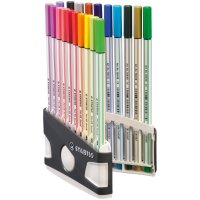 STABILO Feutre pinceau Pen 68 brush ARTY, ColorParade de 20