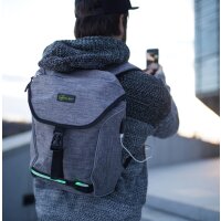WHEEL BEE Freizeit-Rucksack City Lights, grau