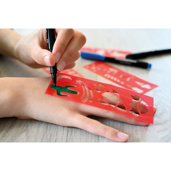 EBERHARD FABER Encres de tatouage 559504 Kids, 4 couleurs