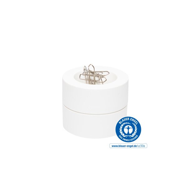 MAUL Klammernspender Eco MAULpro 4.30 7.3cm, weiss, 15 Klammern
