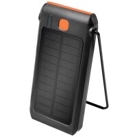 LogiLink Powerbank solaire, 10.000 mAh, noir