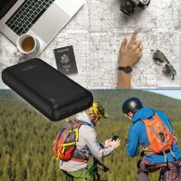 ANSMANN Powerbank PB320PD, 10.000 mAh, schwarz