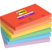 Post-it Haftnotizen super sticky notes, 127 x 76 mm, Playful