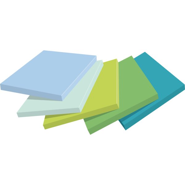 Post-it Bloc-note super sticky notes, 76 x 76 mm, Oasis