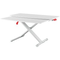 LEITZ Sitz-Steh Workstation Ergo Cosy, ausziehbar, hellgrau