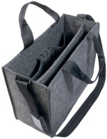 sigel Sac en feutre Business Desk Sharing Bag, taille M,gris