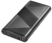 LogiLink Batterie externe mobile, 10.000 mAh, 2x USB, noir