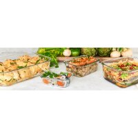 GastroMax Boîte de conservation en verre, 2,7...