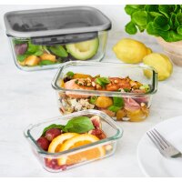 GastroMax Boîte de conservation en verre, 0,25...