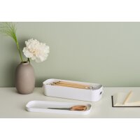 smartstore Aufbewahrungsbox COMPACT SLIM, 1,32 Liter, weiss