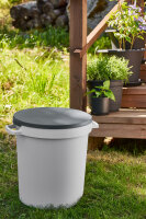 orthex Gartencontainer Behälter, 80 Liter, hellgrau