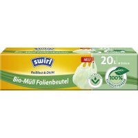 swirl Bio-Mülleimerbeutel, kompostierbar, grün,...