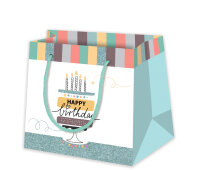 SUSY CARD Sac cadeau Happy Eco B-day Cake, petit