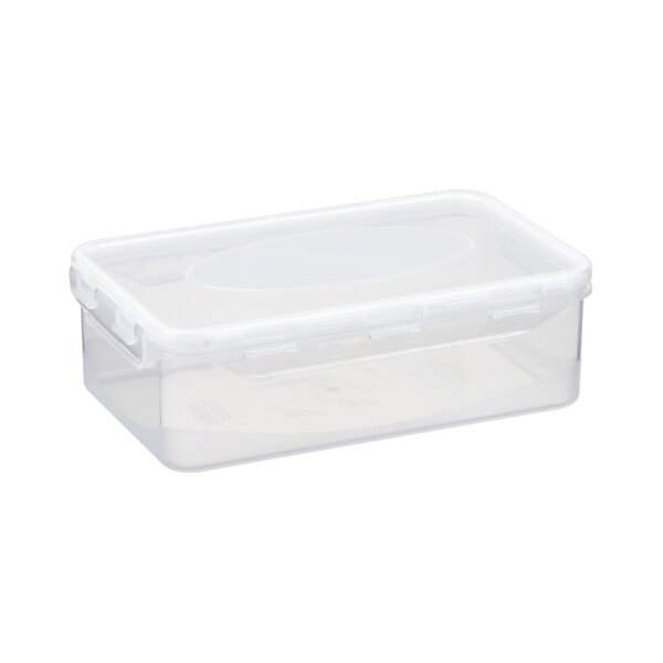 Plast team Boîte de conservation Airtight, 2,3 litres, blanc