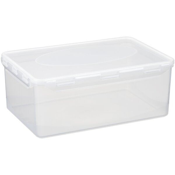 Plast team Boîte de conservation Airtight, 2,3 litres, blanc