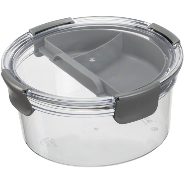 plast team Boîte repas Lyon To-Go, PP/tritan, 1,4 L, gris