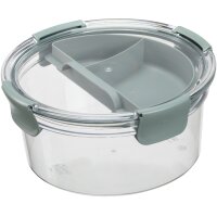 plast team Boîte repas Lyon To-Go, PP/tritan, 1,4 L, gris