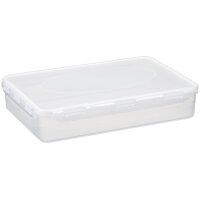 Plast team Boîte de conservation Airtight, 0,9 litre, blanc