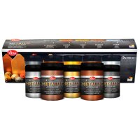 ViVA DECOR Acrylfarben-Set "Metallic", 5-teilig