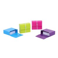 METZGER&MENDLE Karteikartenbox mit Gummi A8 66090380...
