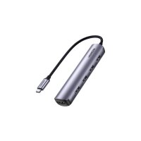 UGREEN USB-C Hub 5in1, Silver 20197 HDMI,4xUSB-A (BB)