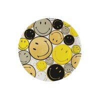 NEUTRAL Teller Smiley 23cm 9914440 Rund, Papier 8 Stück
