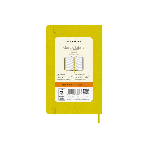 MOLESKINE Carnet Color 13x21cm 56598853049 jaune, ligné, 192 page, HC