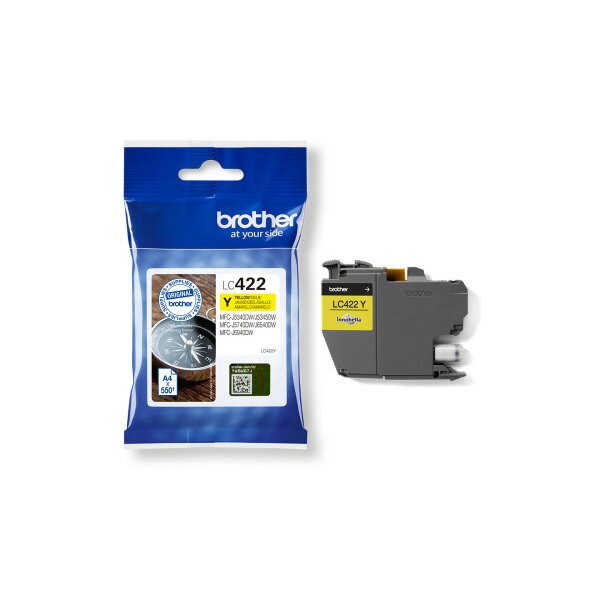 BROTHER Cartouche dencre yellow LC-422Y MFC-J5340 550 pages